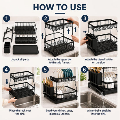 Foldable Dish Rack